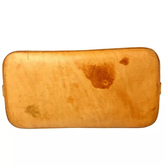 SOLD-Authentic Louis Vuitton Alma Satchel Bag MM Medium Monogram with Dust Bag - Picture 7 of 9